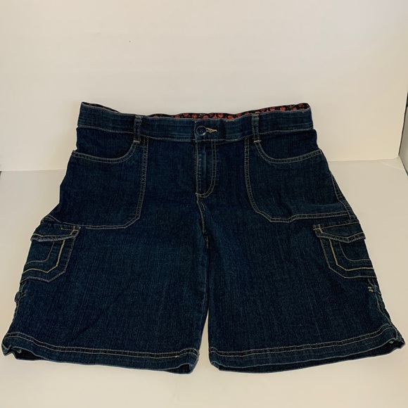 Lee Shorts Lee Sinfully Soft Cargo Denim Jean Shorts Comfort Waist